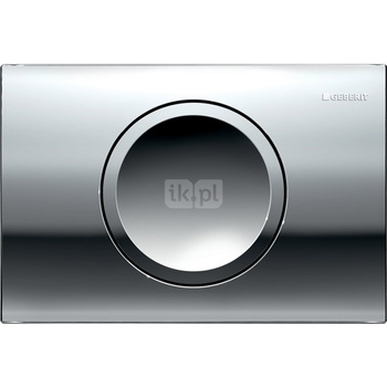 Przycisk uruchamiający Geberit Delta15, przedni, chrom błyszczący, okrągły