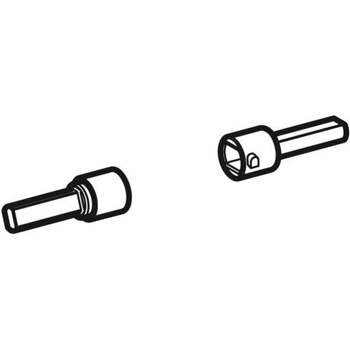 Zestaw bolców do deski sedesowej i pokrywy deski sedesowej, do Geberit AquaClean 4000