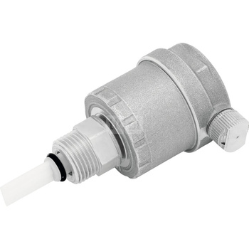 Odpowietrznik niklowany z zaworem stopowym - G1/2"