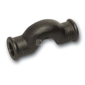 Obejście SANHA 85#, żeliwo (czarny), 3/4'' (GW)