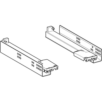 Zestaw szyn do szuflady Geberit do dolnej szafki pod umywalkę, długość 30 cm