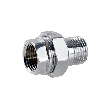 Śrubunek prosty o-ring PERFEXIM 1046CH, mosiądz (chrom), 3/8 x 3/8 (GW x GZ), PN16 bar