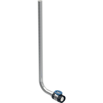 Geberit FlowFit kolano przyłączeniowe metalowe 90 st.: Materiał=Brąz krzemowy bezołowiowy (CuZn21Si3P), d=16mm, d1=14mm, L1=30cm, Niklowany