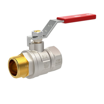 Zawór kulowy SENA VA30 Ni-Free, 3/8GW x 3/8GZ, dźwignia INOX