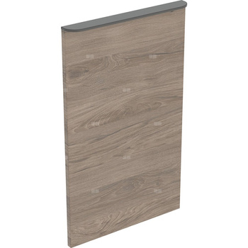 Drzwi do szafki bocznej GEBERIT, kol. orzech włoski hickory melamina, struktura drewna szer.360 mm