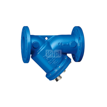 Filtr typu Y CALEFFI skośny żeliwo Kołnierz DN 65