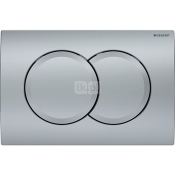 Przycisk uruchamiający Geberit Delta01, przedni, chrom-mat, okrągły