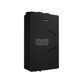 V4000CC 120 BS – jednostka wentylacyjna o nominalnej wydajności 120 m3/h, z bypassem, dostarczana z regulatorem naściennym CV200, z czujnikiem wilgotności, z czujnikiem zanieczyszczeń VOC i zestawem do montażu sufitowego