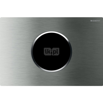 Elektroniczny zestaw uruchamiający WC Geberit, IR, Sigma10, 12cm, stal nierdz.