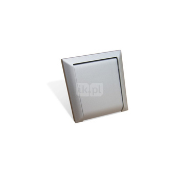 Gniazdo ssawne Milano, kolor srebrny