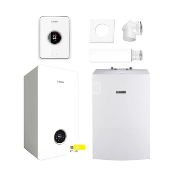 Pakiet: Gazowy kocioł kondensacyjny wiszący PAK GC5700iW24P+WD160+2581+CT200b