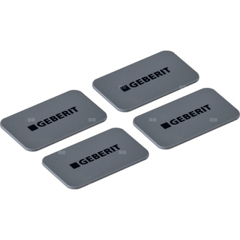 Zestaw zaślepek Geberit Selnova Square do dolnej szafki pod umywalkę meblową, z dwoma szufladami (4 szt.)