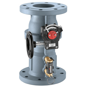 Zawór równoważący z przepływomierzem. Bezpośredni odczyt natężenia przepływu. Korpus z żeliwa DN 80 8÷32