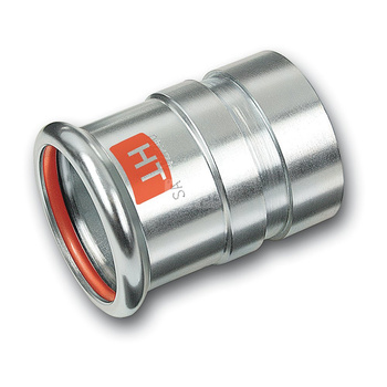 Nypel SANHA Therm Industry, stal (Cynk/nikiel), 88,9 mm (zw x GW)