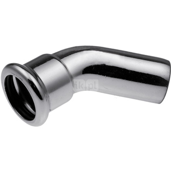 Kolano nyplowe 45' Steel - 54