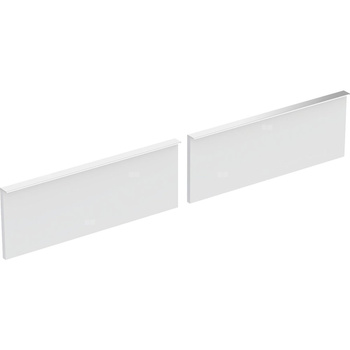 Zestaw frontów szuflad do szafki pod umywalkę podwójną GEBERIT iCon, kol. biały szer.1200 mm