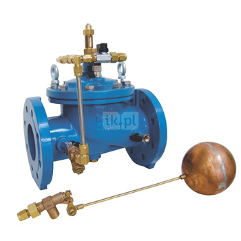 Zawór regulacyjny (utrzymuje stały poziom wody w zbiorniku), typ C701, DN 50