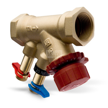 Zawór równoważący TA (IMI HYDRONIC) TBV NF ametal Gwint wewnętrzny x Gwint wewnętrzny DN 15, max. 120'C