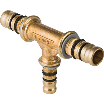 Trójnik GEBERIT Mepla mosiądz 26 mm x 26 mm x 20 mm (końcówka wciskowa)