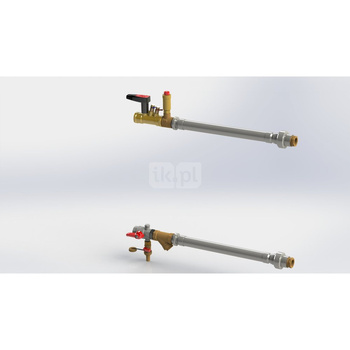 Zawór równoważący COMAP Nexus Fluctus FODRV H (zestaw przyłączeniowy) mosiądz DN 20