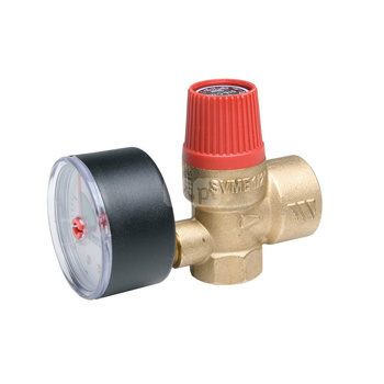 Zawór bezpieczńeństwa z manometrem SVM/E25.1/2" VALV. SIC. 2,5 BAR