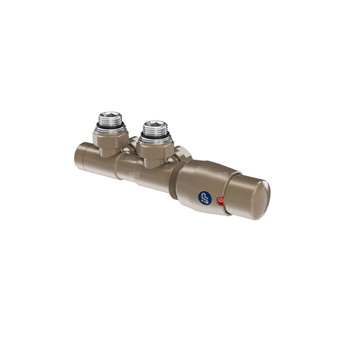 Zawór Z15 termostatyczny DUAL LEWY C42 + ZŁĄCZKI MIEDŹ