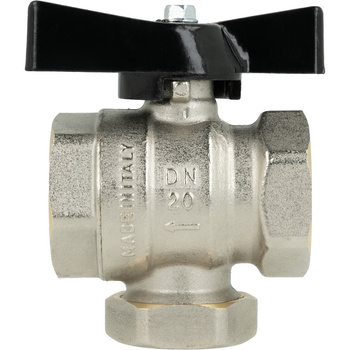 Zawór kulowy z filtrem siatkowym i magnesem BFV, GW G1''