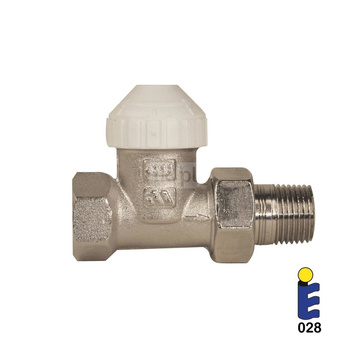 Termostatyczny zawór grzejnikowy prosty VALVOLA FERRO DIRITTA 1"