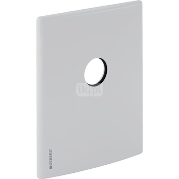 Płytka przykrywająca Geberit z tworzywa sztucznego, do syfonu podtynkowego do umywalki: Biały-alpin