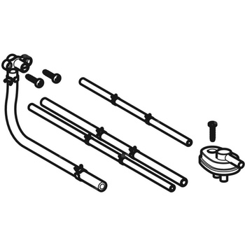 Zestaw wężyków z klamrą, do Geberit AquaClean 4000