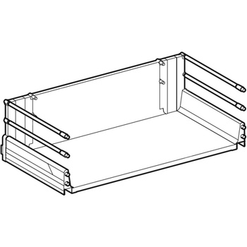 Schowek wysuwany Geberit do dolnej szafki pod umywalkę Citterio: Szerokość umywalki=75cm