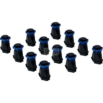 Zestaw nóg Geberit do brodzików o długości od 160 cm (12 szt.): H=9–21cm