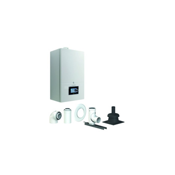 Pakiet - Kocioł gazowy jednofunkcyjny DE DIETRICH Virtuens Smart 15 kondensacyjny wiszący 2.6 - 16.3 kW + Zestaw powietrzno-spalinowy szachtowyBazowy PP/Alu fi 60/100 na fi 80