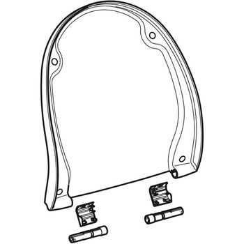 Pokrywa deski sedesowej do Geberit AquaClean 5000plus / 5000: Beż Bahama