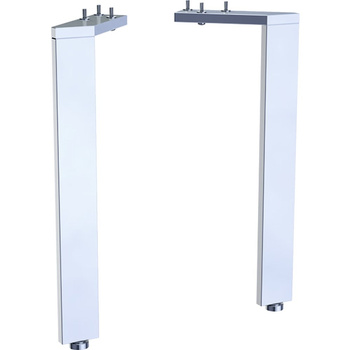 Zestaw nóg Geberit, wąskie (2 szt.): H=31.6cm, Chrom błyszczący