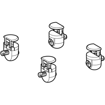 Zestaw podpórek do półek Geberit do wysokiej szafki iCon Square (4 szt.)