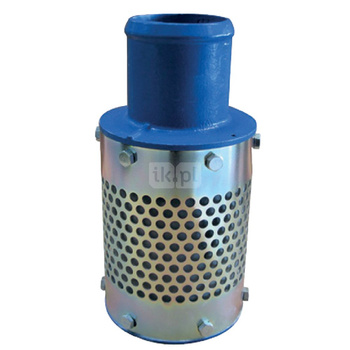 Kosz ssawny z nyplem na wąż, zamknięcie membranowe, typ 317, Pnom 0,6 MPa, DN 120