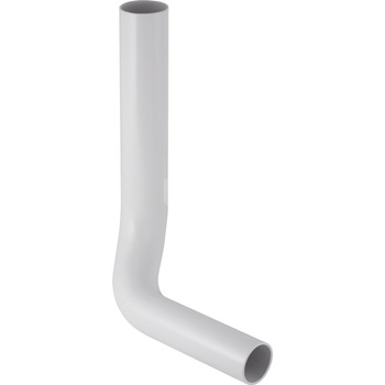 Rura spłukująca, niecentryczna, lewa, 2cm, biały-alpin