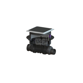 Korpus/ czyszczak Controlfix DN125 z czarną pokrywą