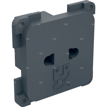 Gniazdko elektryczne do szafki z lustrem Geberit ONE (od roku produkcji 2021): Czarny mat, Gniazdko elektryczne=CEE 7/3 (Schuko)