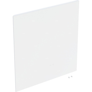 Drzwi do kwadratowej wysokiej szafki z jednymi drzwiami GEBERIT iCon, kol. biały wysoki połysk szer.450 mm