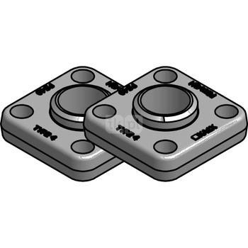 Zestaw kołnierzy 41.28 mm Butt Weld