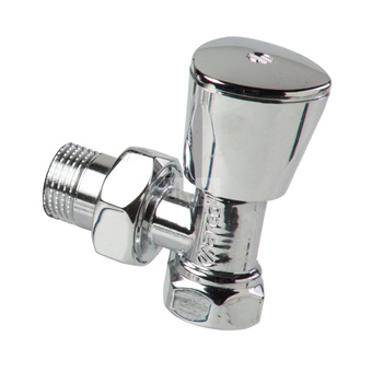 Zawór grzejnikowy ARCO TEIDE PLUS kątowy (kąt prosty), połączenie 1/2'' x 15 (chrom polerowany)