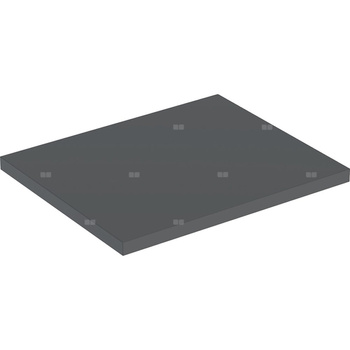 Półka Geberit Selnova Square do szafki bocznej i średniej, z jednymi drzwiami: Lava / Z powłoką melaminową