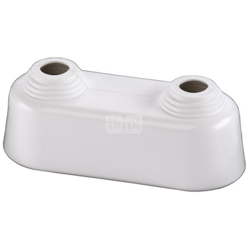 ROZETA PODWOJNA WYSOKA 50 - biala