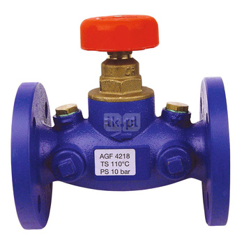 Zawór odcinający HERZ STRÖMAX-AGF żeliwo DN 80 75 Kvs kołnierz x kołnierz