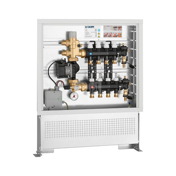 Zespół regulacyjny (z technopolimeru) - regulacja stałotemperaturowa 9 wyjść, O3/4" bez skrzynki