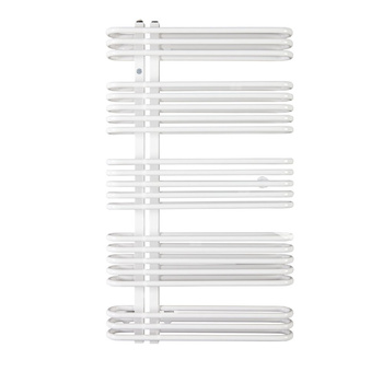 Grzejnik drabinkowy INSTAL-PROJEKT ASTRO, wym. 1198 x 600 mm, kolor czarny/black mat, moc 1957W