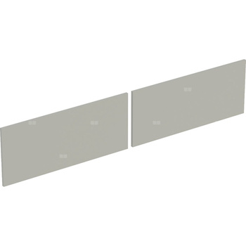 Zestaw frontów szuflad do dolnej szafki pod umywalkę GEBERIT, kol. szary szer.1600 mm