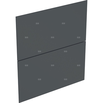 Zestaw frontów szuflad (2 szt.) do szafki bocznej GEBERIT ONE, kol. czarny matowy szer.450 mm